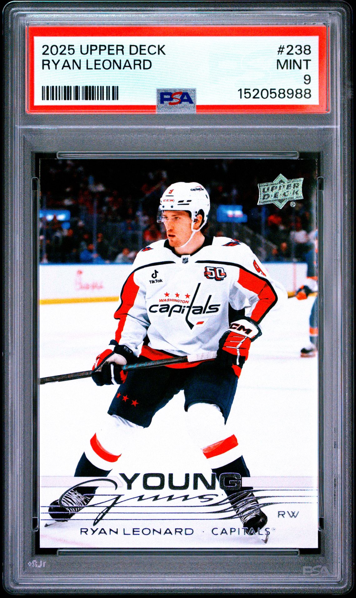 2025 Upper Deck Ryan Leonard #238 Mint 9 front