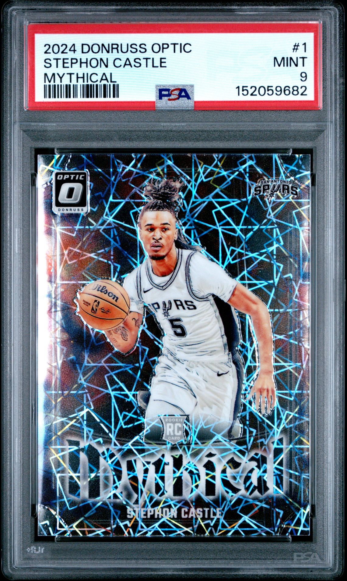 2024 Panini Donruss Optic Mythical Stephon Castle #1 Mint 9 front