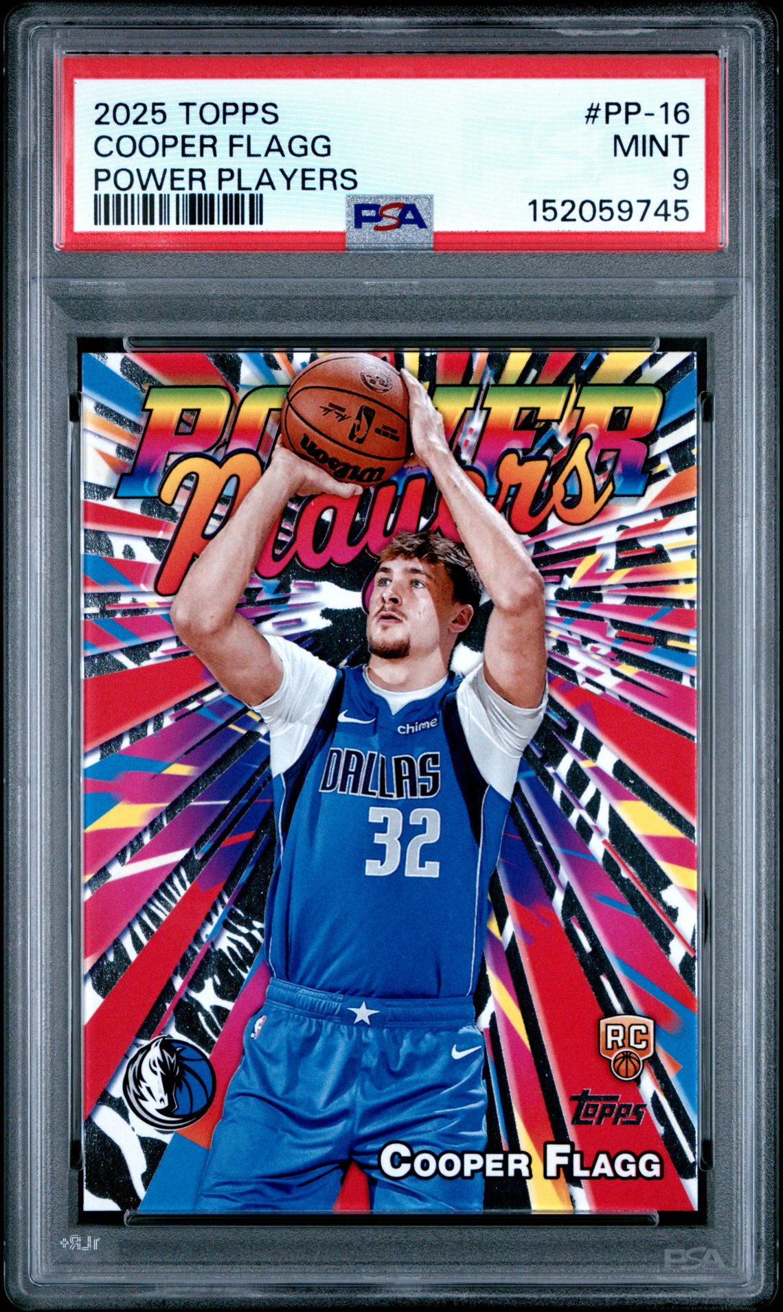 2025 Topps Power Players Cooper Flagg #Pp-16 Mint 9 front