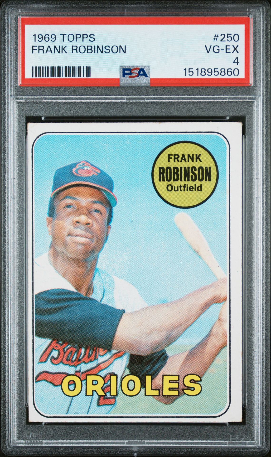 1969 Topps Frank Robinson #250 Vg-Ex 4 front