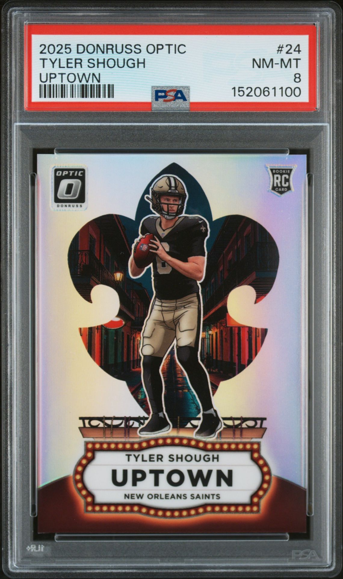 2025 Panini PANINI DONRUSS OPTIC UPTOWN #24 Tyler Shough front