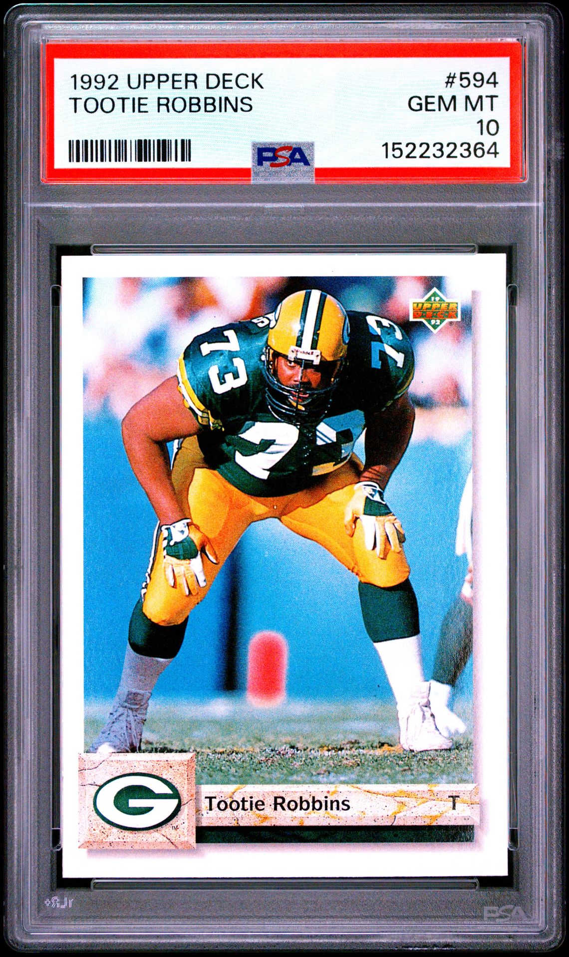 1992 Upper Deck UPPER DECK #594 Tootie Robbins front