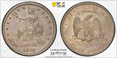 1878-S T$1 Trade N1
