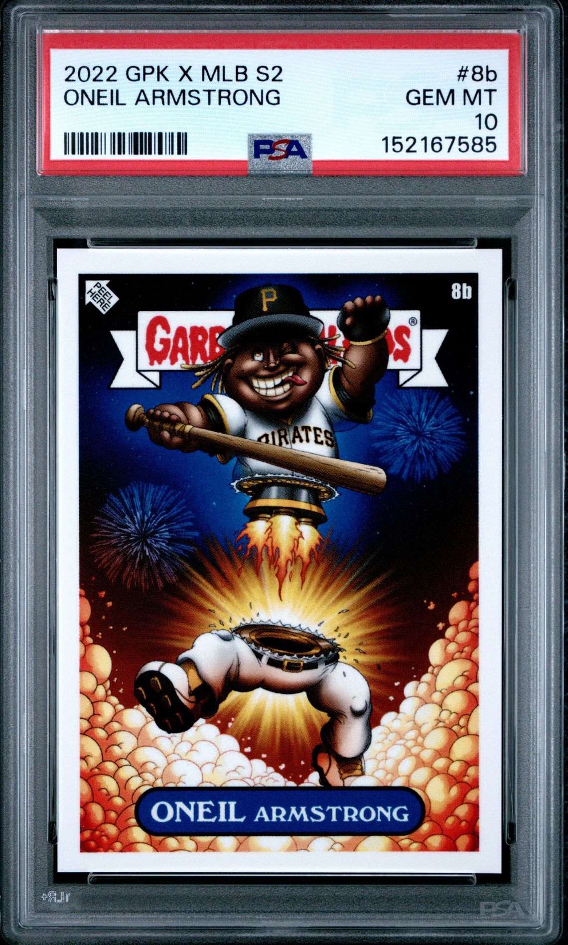 2022 Topps Garbage Pail Kids #8B Oneil Armstrong front