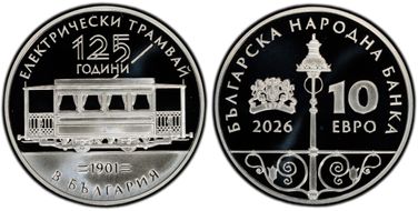 2026 € 10 Electric Tram Ag PR69DCAM