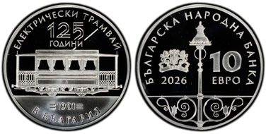 2026 € 10 Electric Tram Ag PR69DCAM