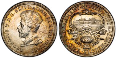1927(m) Florin Canberra  KM-31 MS62