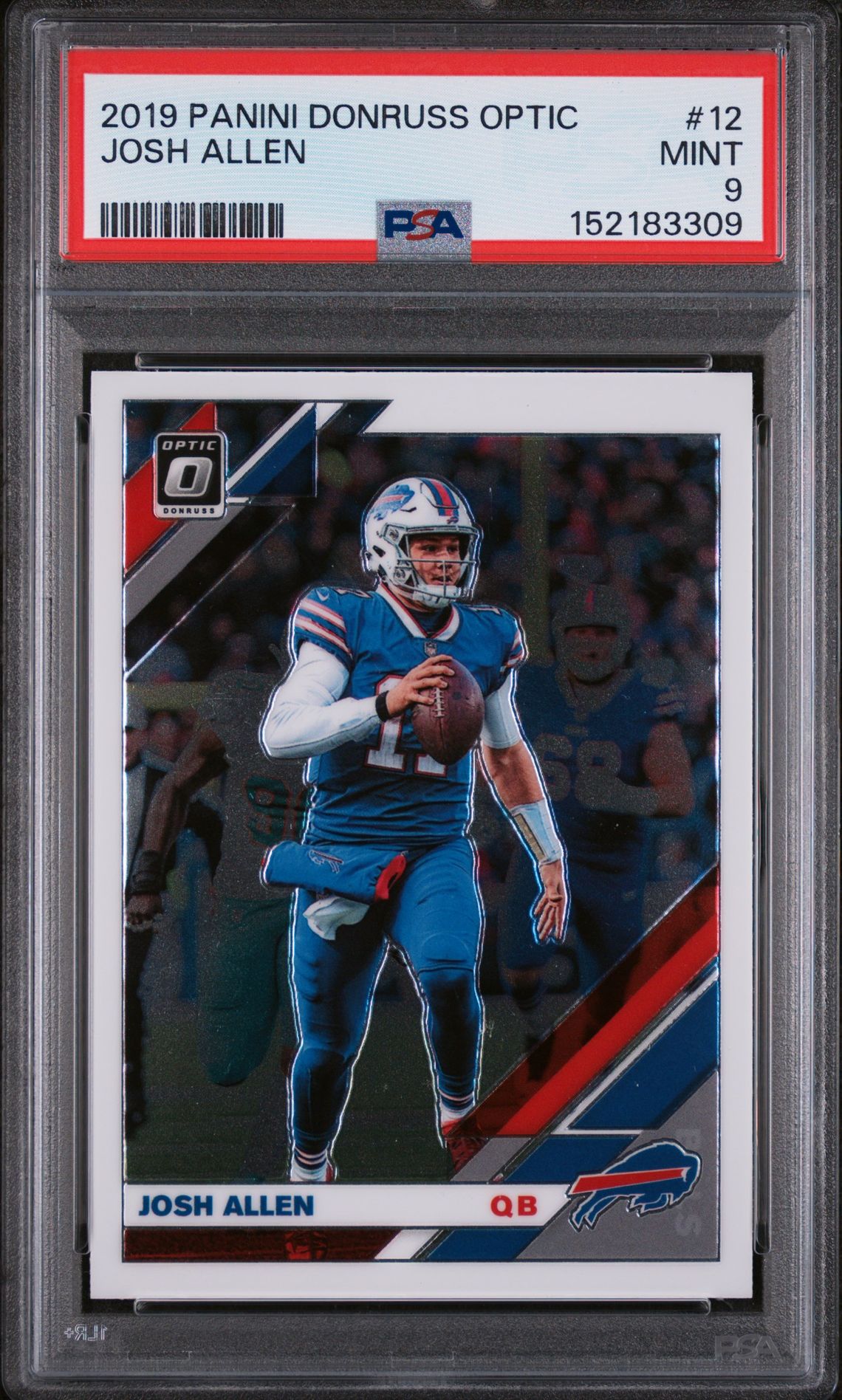 2019 Panini Donruss Optic Josh Allen #12 Mint 9 front