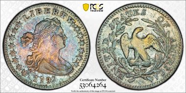 1797 H10C 15 Stars AU53