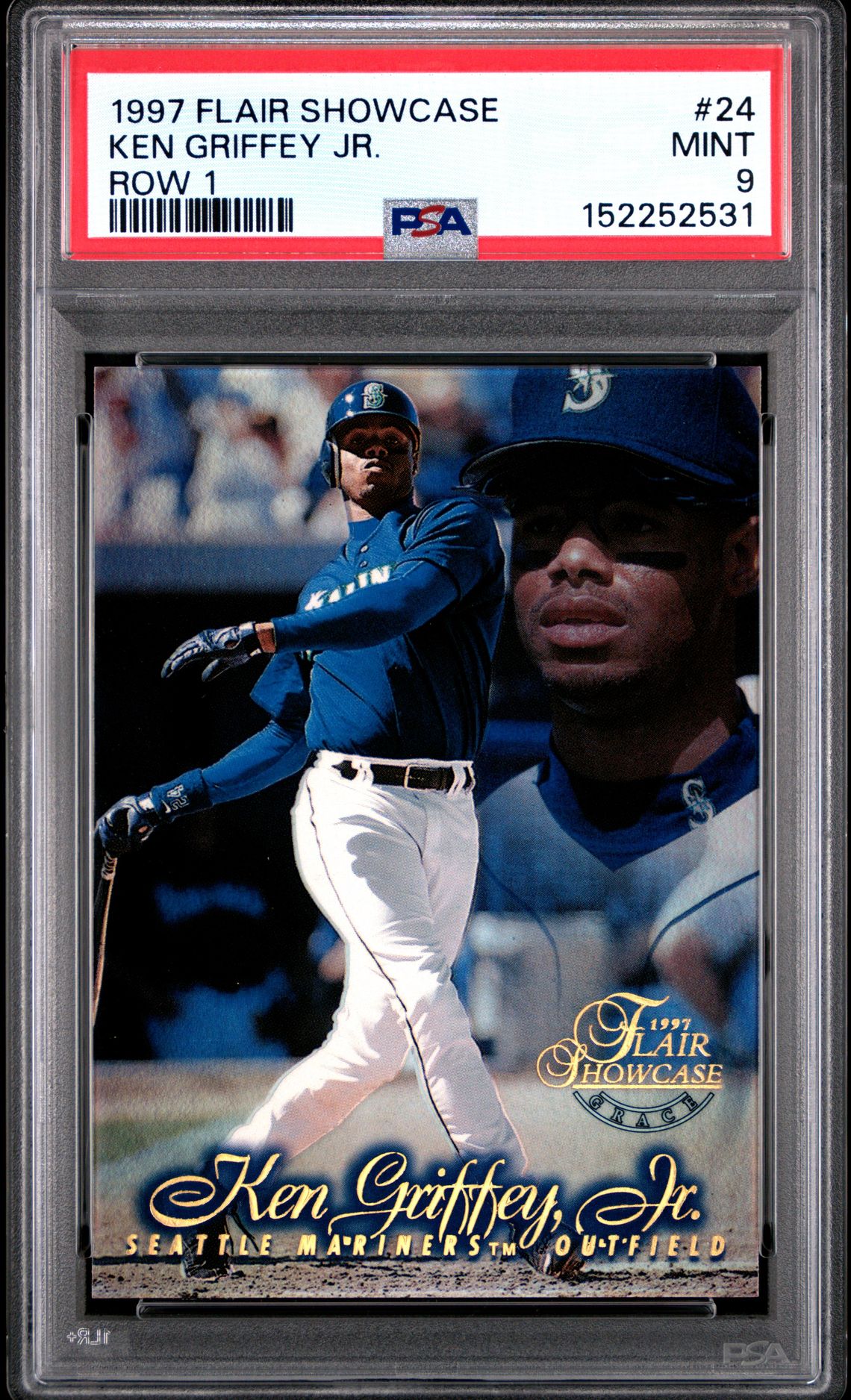 1997 Flair Flair Showcase ROW 1 #24 Ken Griffey Jr. front