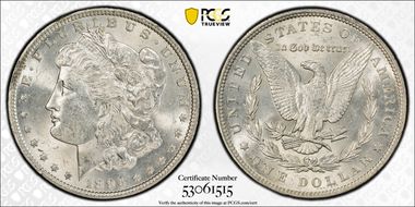 1896 $1 MS62