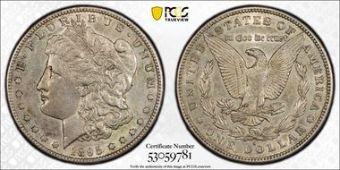 1895-S $1 AU50