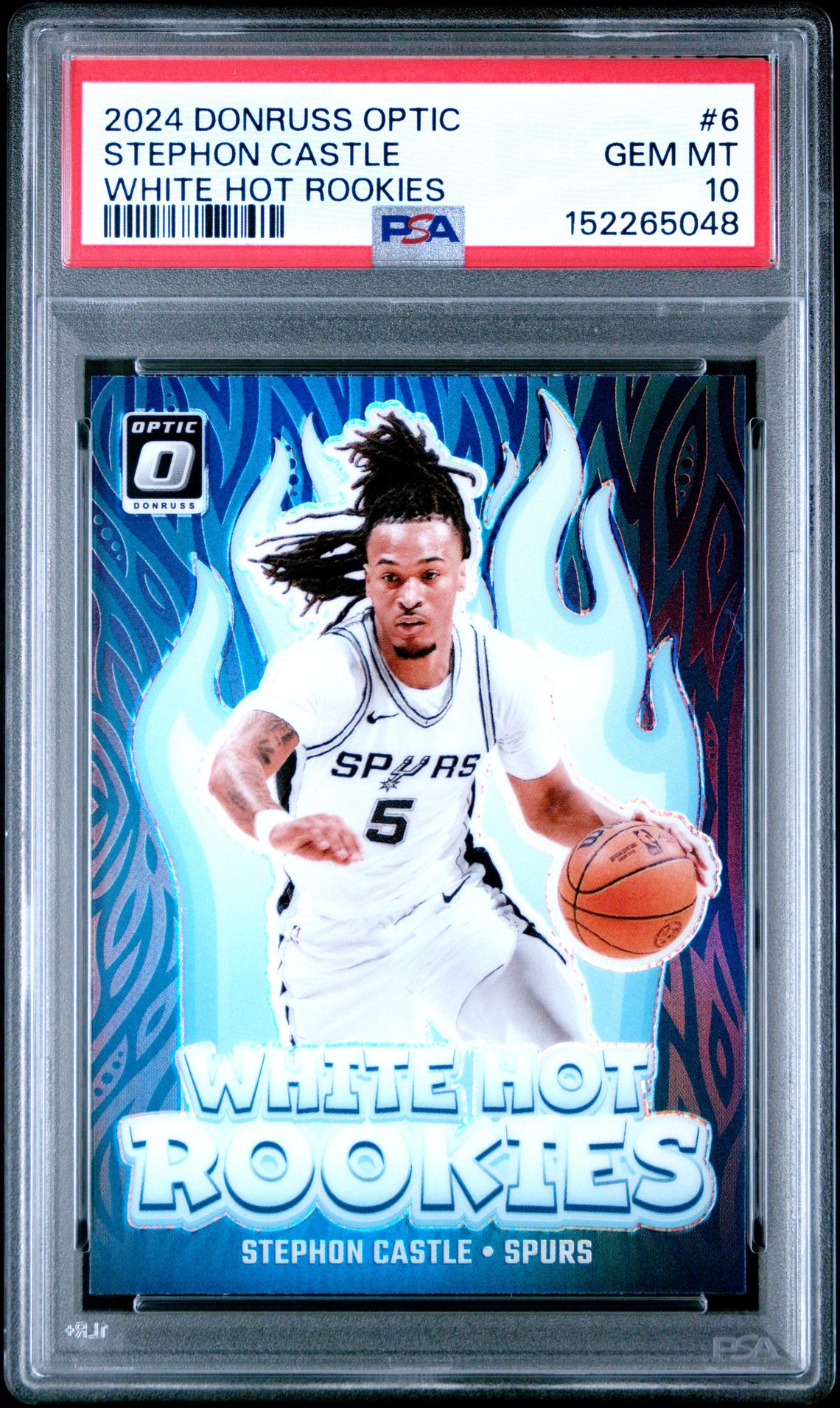 2024 Panini PANINI DONRUSS OPTIC WHITE HOT ROOKIES #6 Stephon Castle front