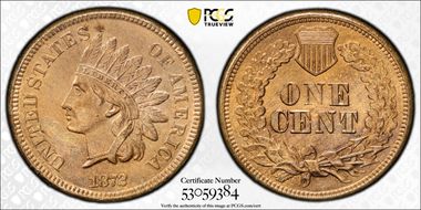 1872 1C MS62BN