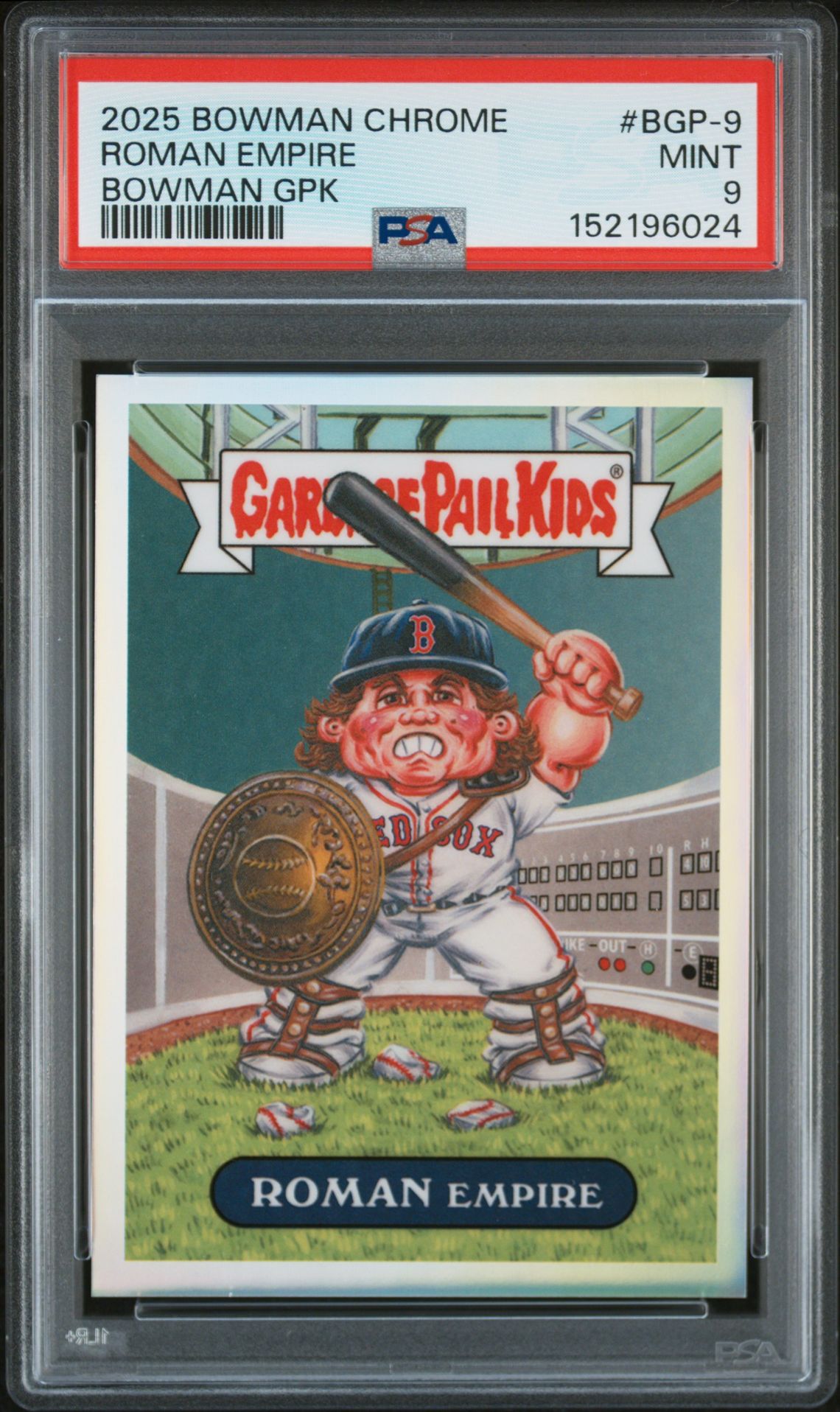 2025 Bowman Chrome BOWMAN CHROME BOWMAN GPK #BGP-9 Roman Empire front