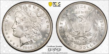 1889 $1 MS66+ 