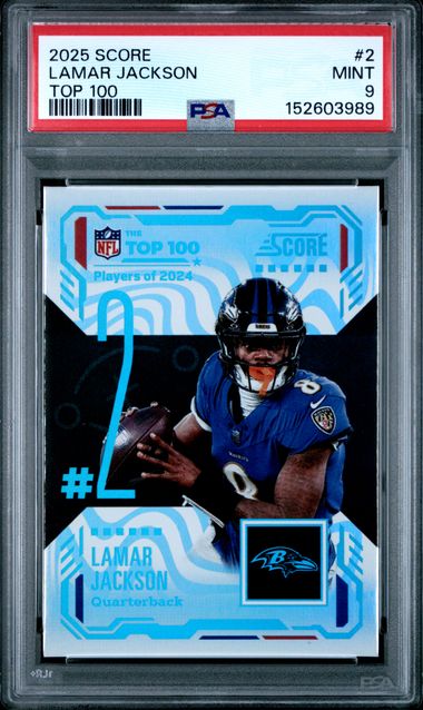 2025 Panini #2 Lamar Jackson front