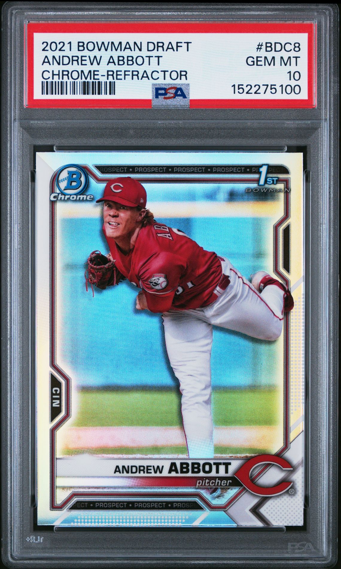 2021 Bowman BOWMAN DRAFT Refractor Andrew Abbott front