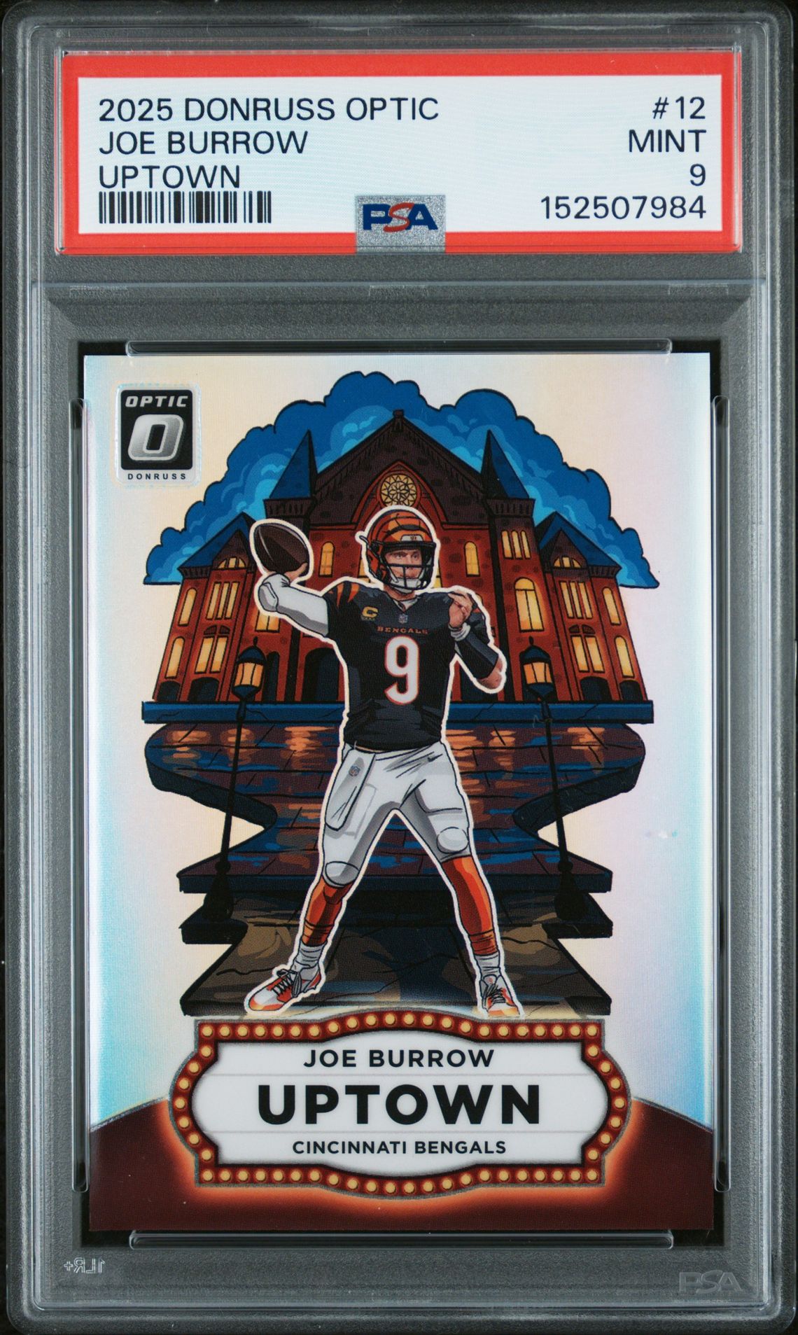 2025 Panini PANINI DONRUSS OPTIC UPTOWN #12 Joe Burrow front