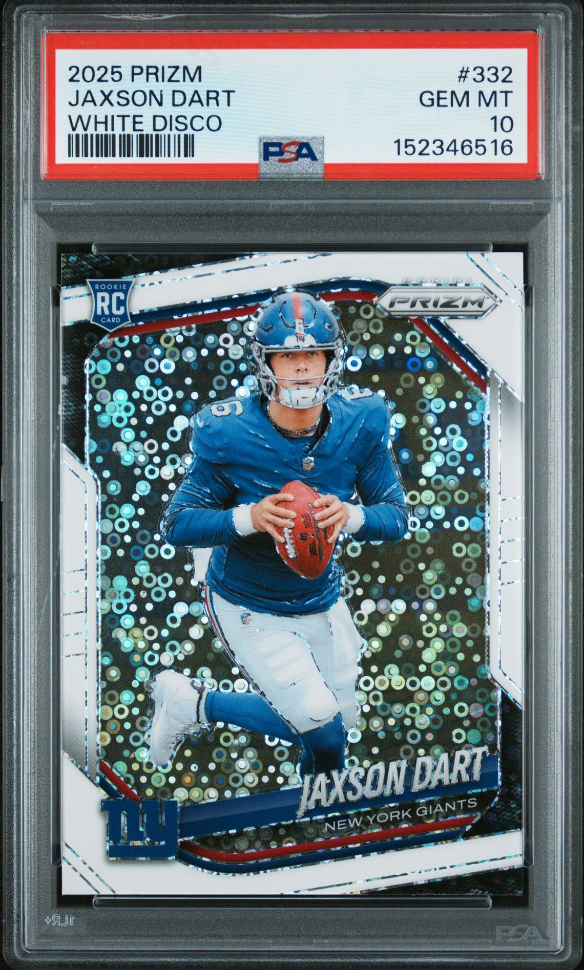 2025 Panini PANINI PRIZM WHITE PRIZM #332 Jaxson Dart front