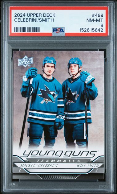 2024 Upper Deck Young Guns #499 Macklin Celebrini front