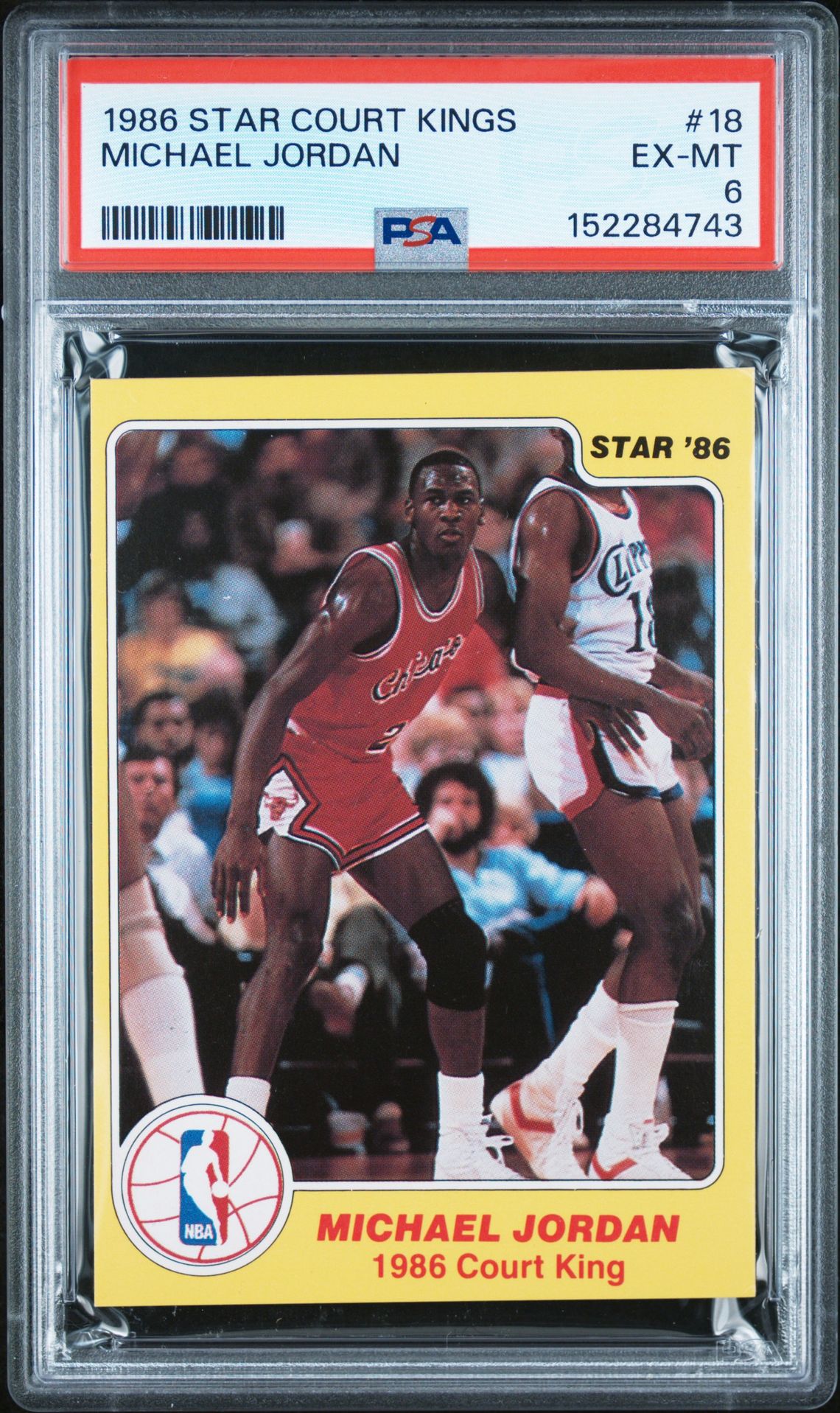 1986 Star Court Kings #18 Michael Jordan front