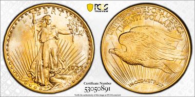 1923-D $20 MS67