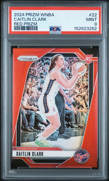 2024 Panini Prizm RED PRIZM #22 Caitlin Clark front