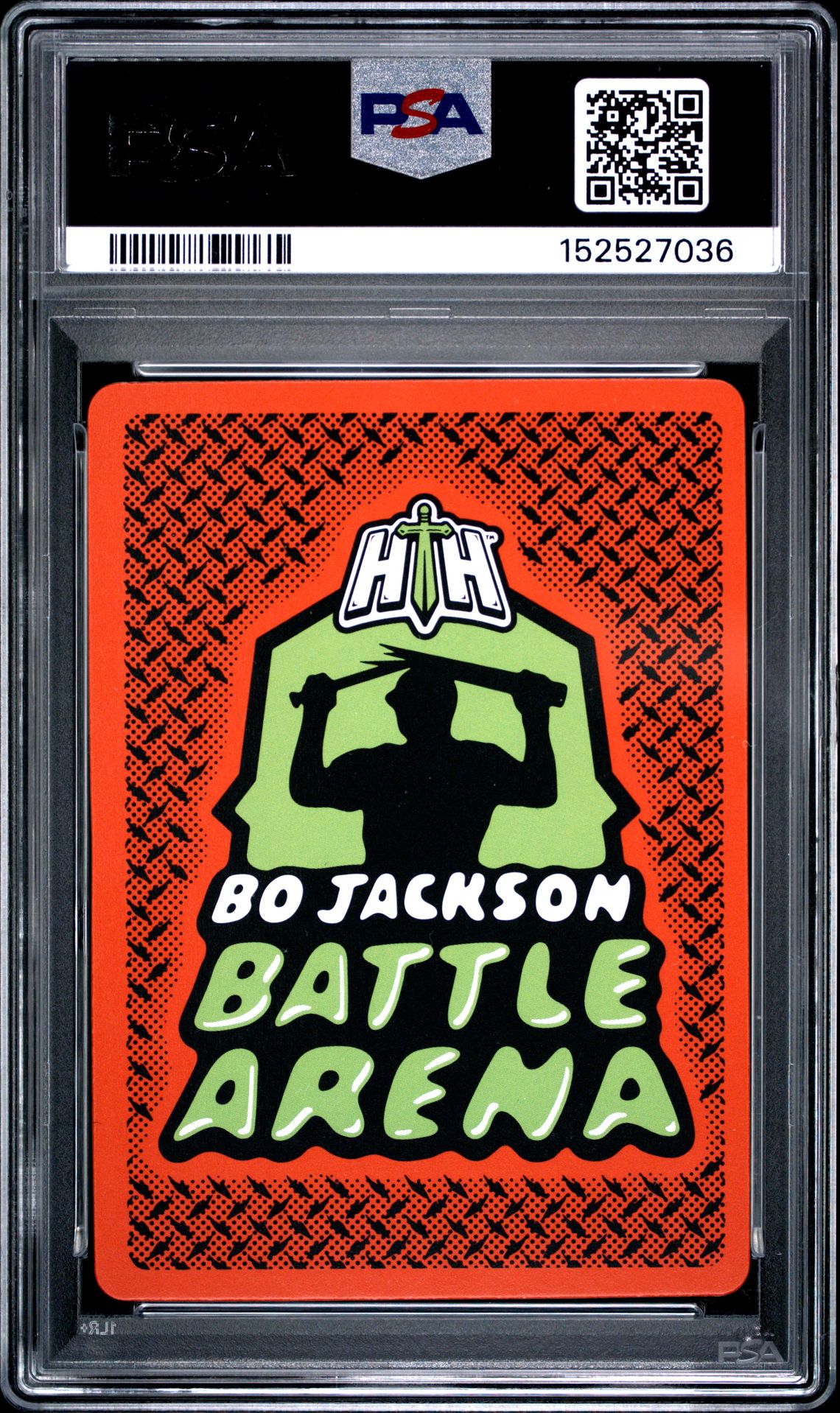 2025 Bo Jackson Battle Arena 2026 Edition Battlefoil Maxed Out #135 Gem Mt 10 back view - PSA certificate #152527036