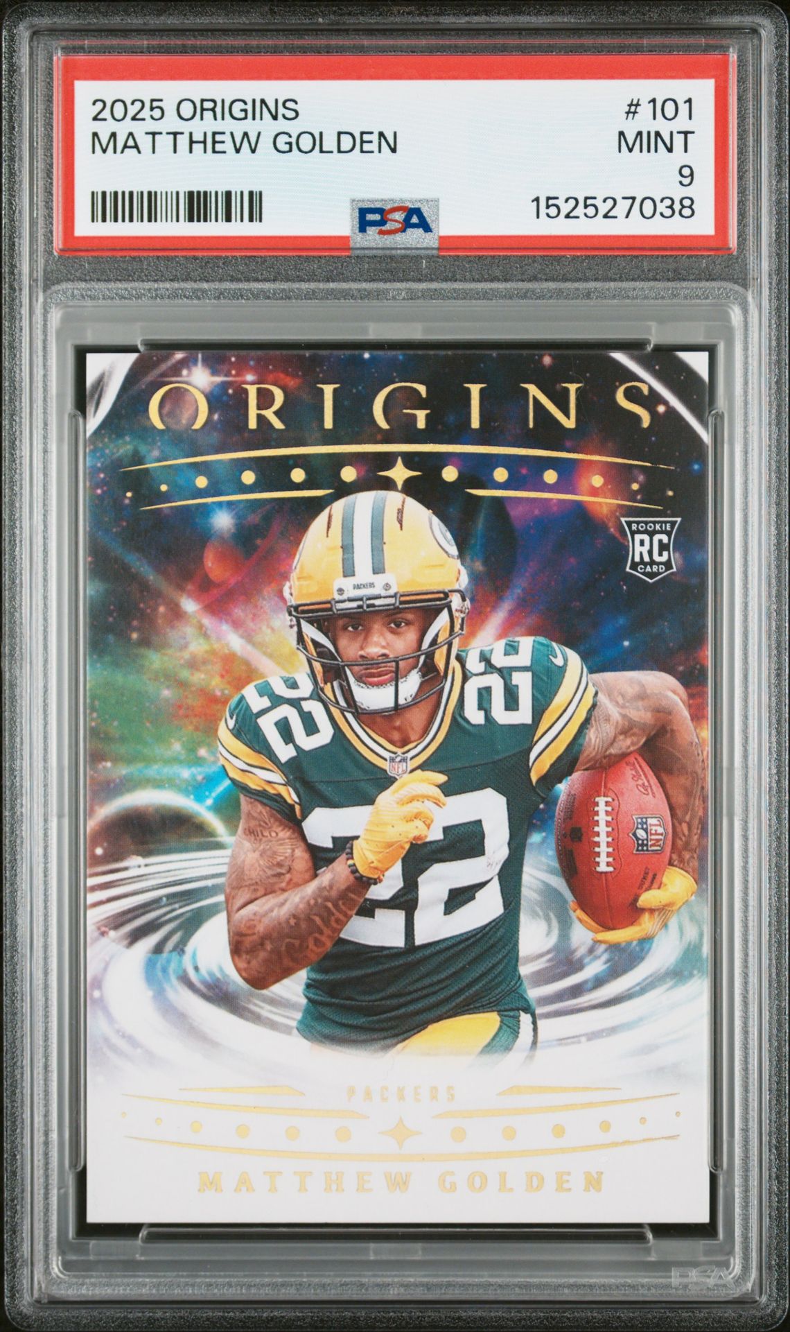 2025 Panini Origins Matthew Golden #101 Mint 9 front