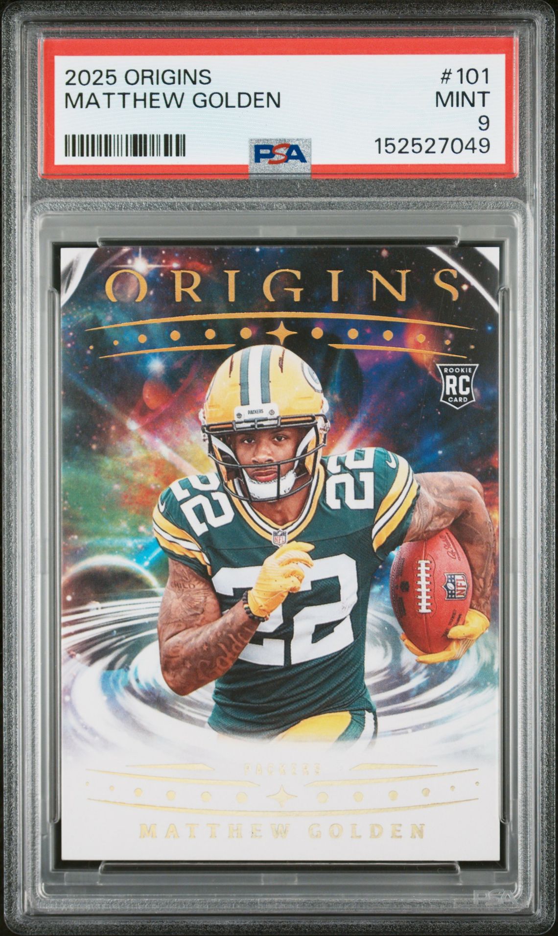 2025 Panini Origins Matthew Golden #101 Mint 9 front