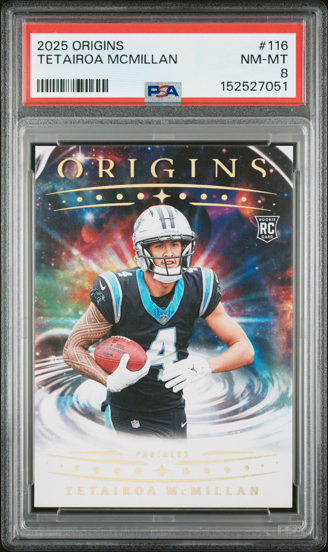 2025 Panini Origins Tetairoa Mcmillan #116 Nm-Mt 8 front