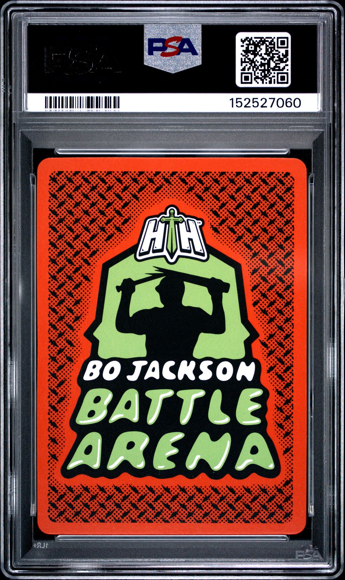 2025 Bo Jackson Battle Arena 2026 Edition Battlefoil Caliber #87 Gem Mt 10 back view - PSA certificate #152527060