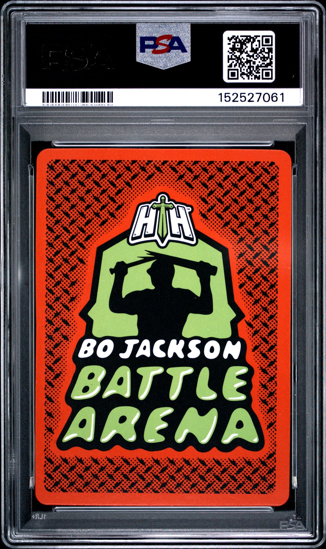 2025 Bo Jackson Battle Arena 2026 Edition Red Battlefoil Courthouse #105 Gem Mt 10 back view - PSA certificate #152527061