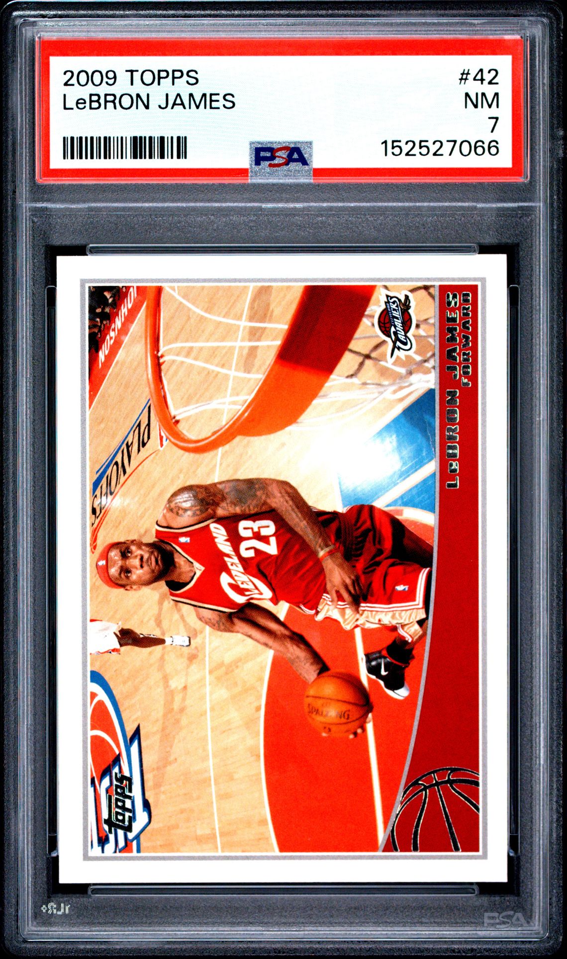 2009 Topps Lebron James #42 Nm 7 front