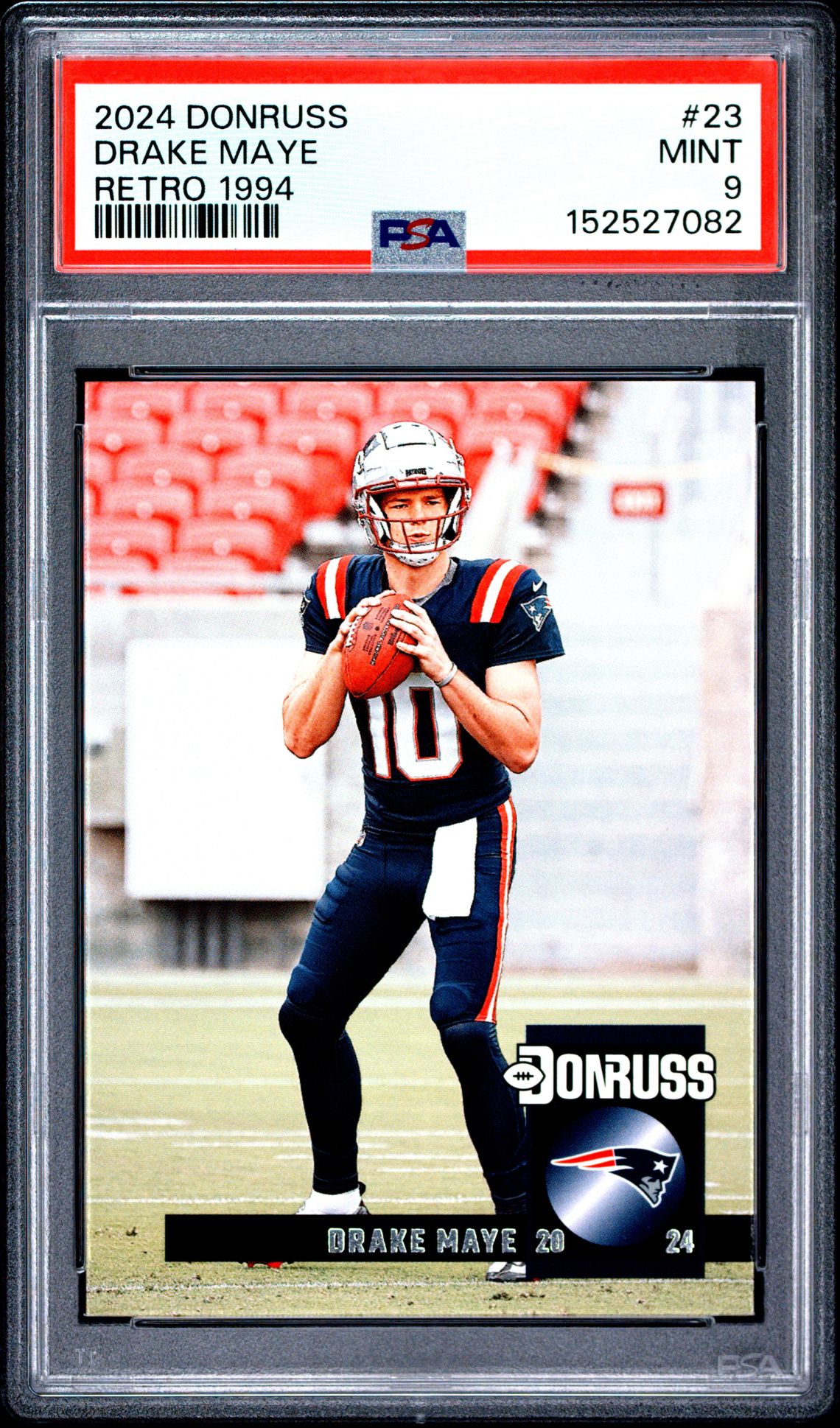 2024 Panini Donruss Retro 1994 Drake Maye #23 Mint 9 front