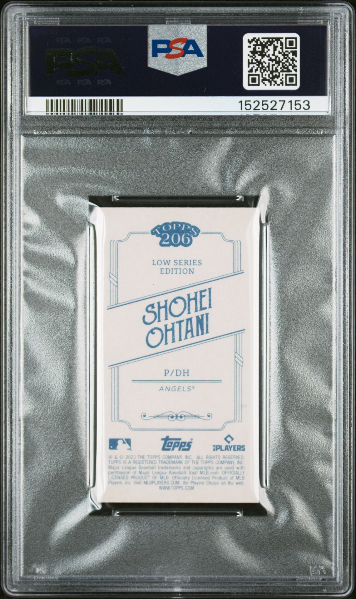 2023 Topps 206 Low Series Shohei Ohtani Mint 9 back