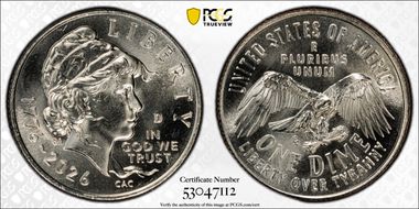 2026-D 10C Emerging Liberty MS67