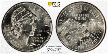 2026-D 10C Emerging Liberty MS67