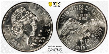 2026-D 10C Emerging Liberty MS67