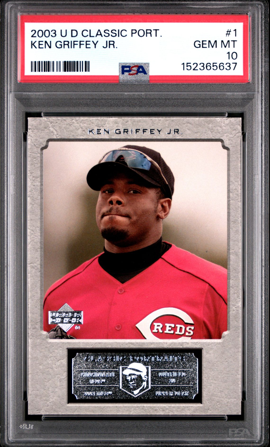 2003 Upper Deck UPPER DECK CLASSIC PORTRAITS #1 Ken Griffey Jr. front
