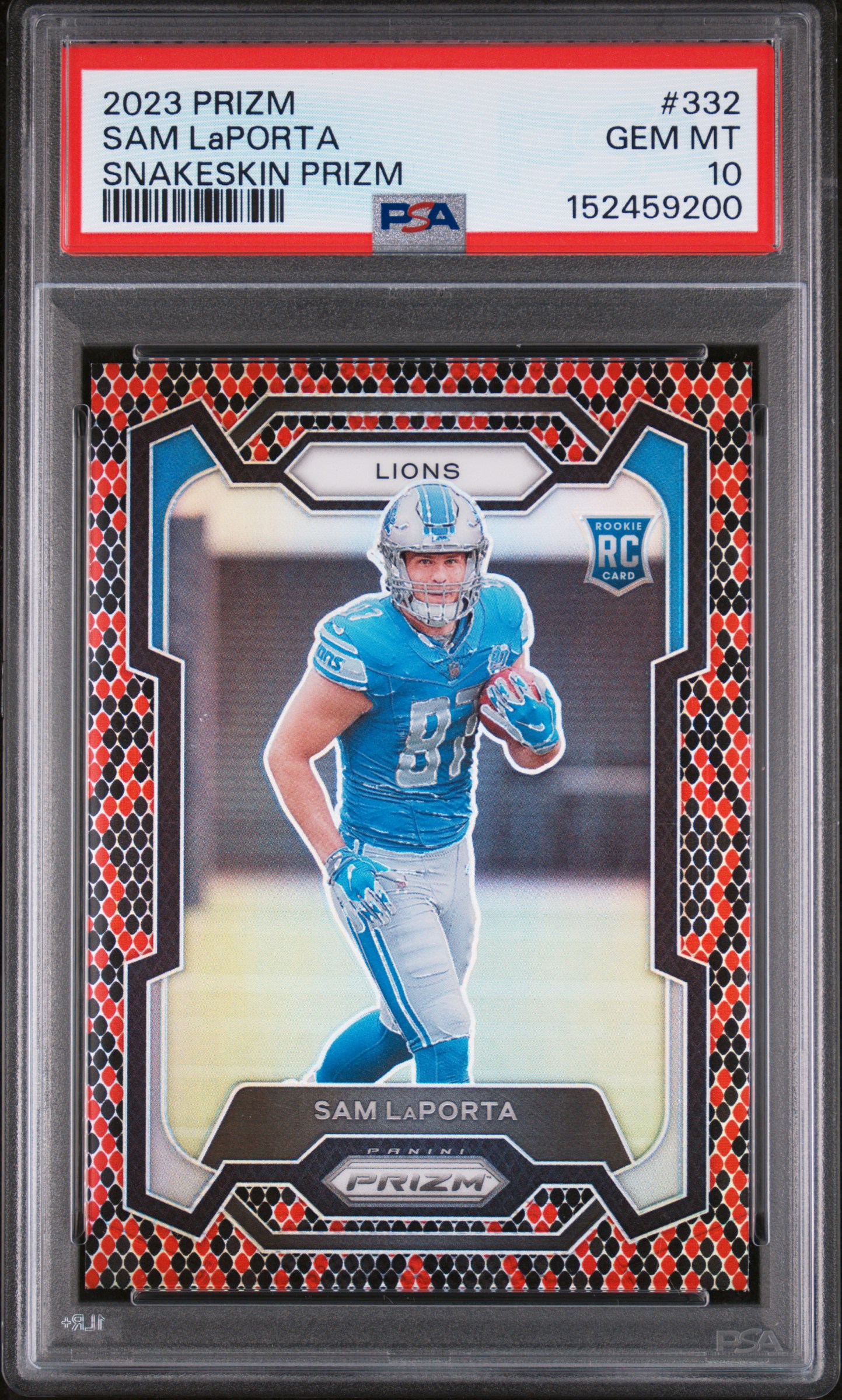 2023 #332 Sam LaPorta PSA 10 Panini Prizm