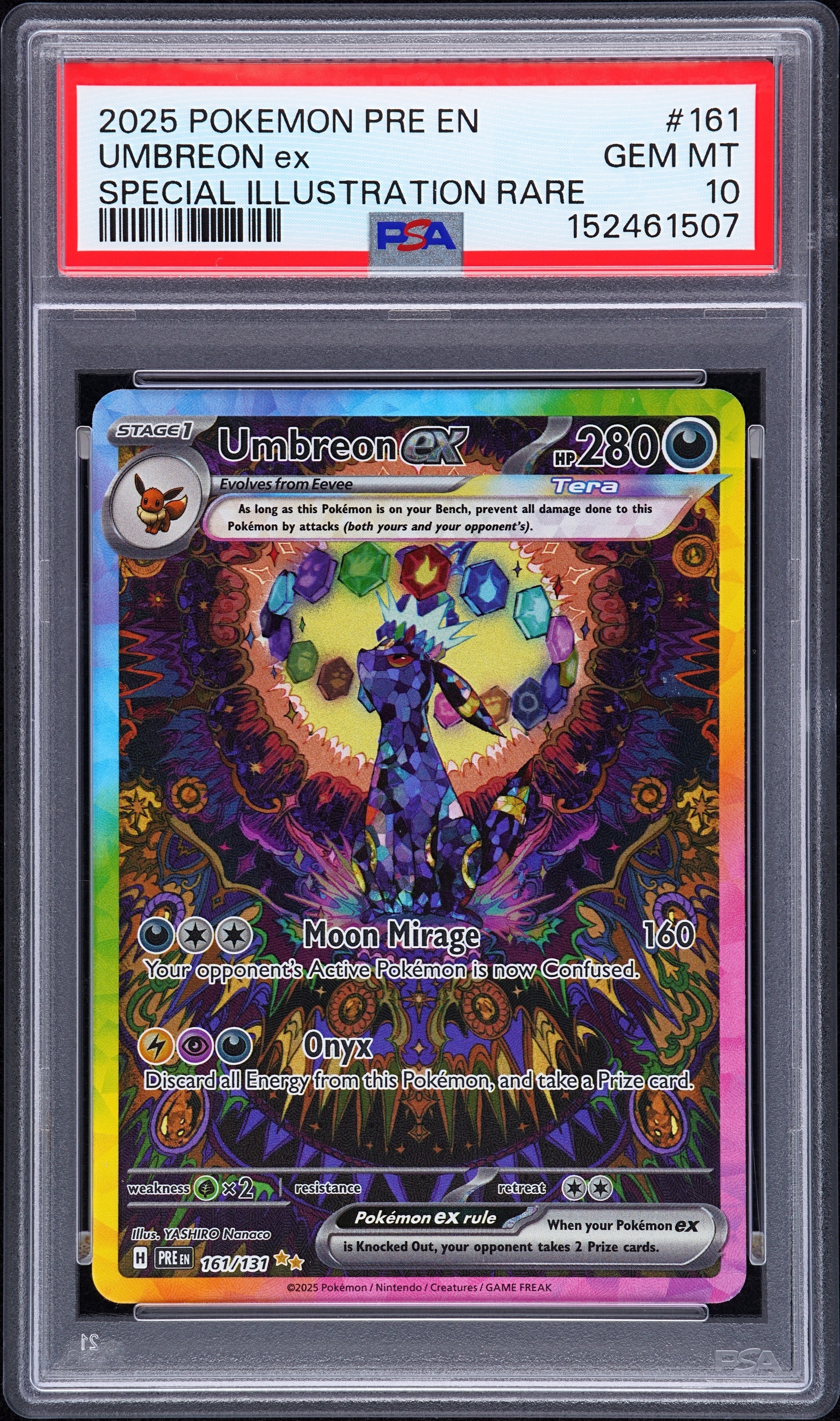 Umbreon ex SIR #161 Prismatic Evolutions: Should You Grade It? PSA 10 ROI 2026