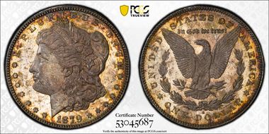 1879-S $1 Reverse of 1878 MS64