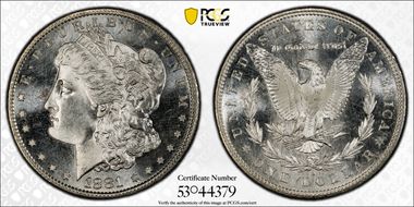 1881-S $1 MS67+