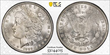1889 $1 MS66+