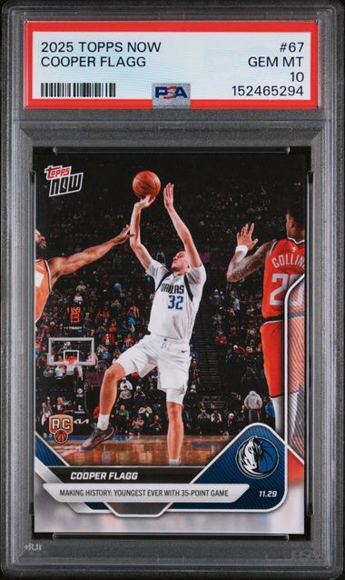 2025 Topps TOPPS NOW #67 Cooper Flagg front
