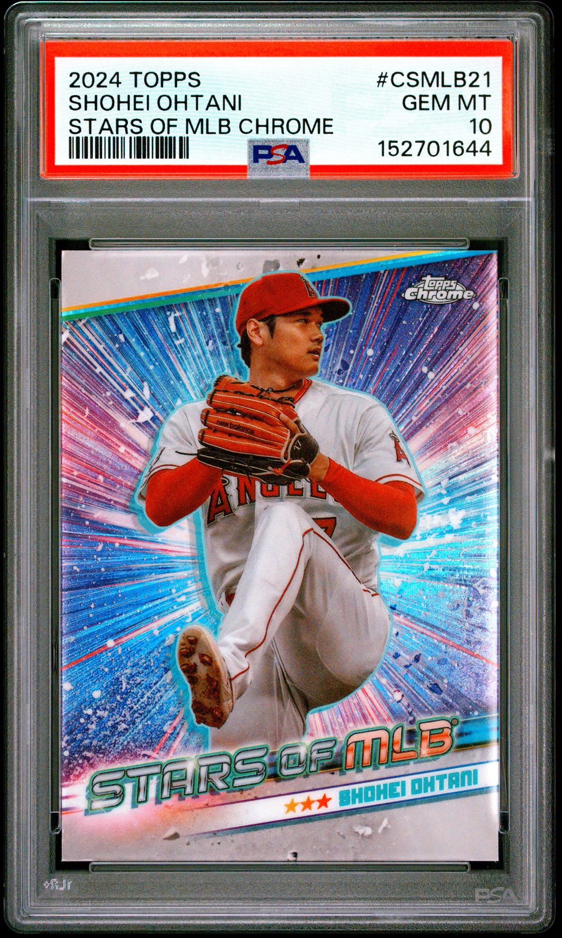 2024 Topps TOPPS STARS OF MLB CHROME #CSMLB21 Shohei Ohtani front