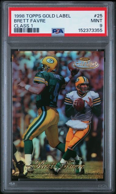 1998 Topps Topps Gold Label #25 Brett Favre front
