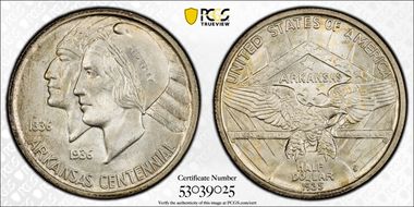 1935-S 50C Arkansas MS67